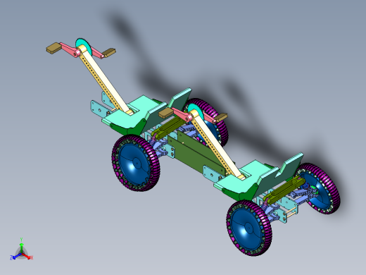 双人手摇斜躺车旅行胖胎自行车