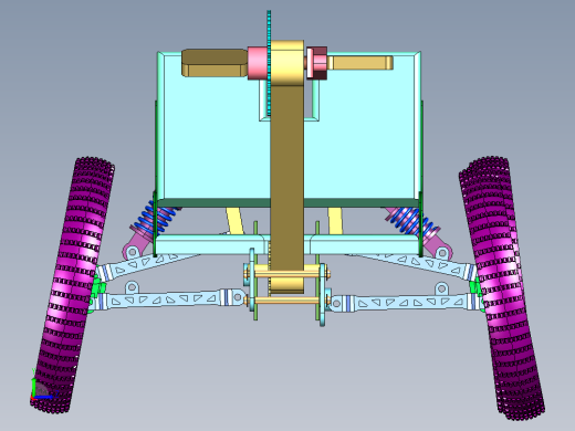 双人手摇斜躺车旅行胖胎自行车左视缩略图