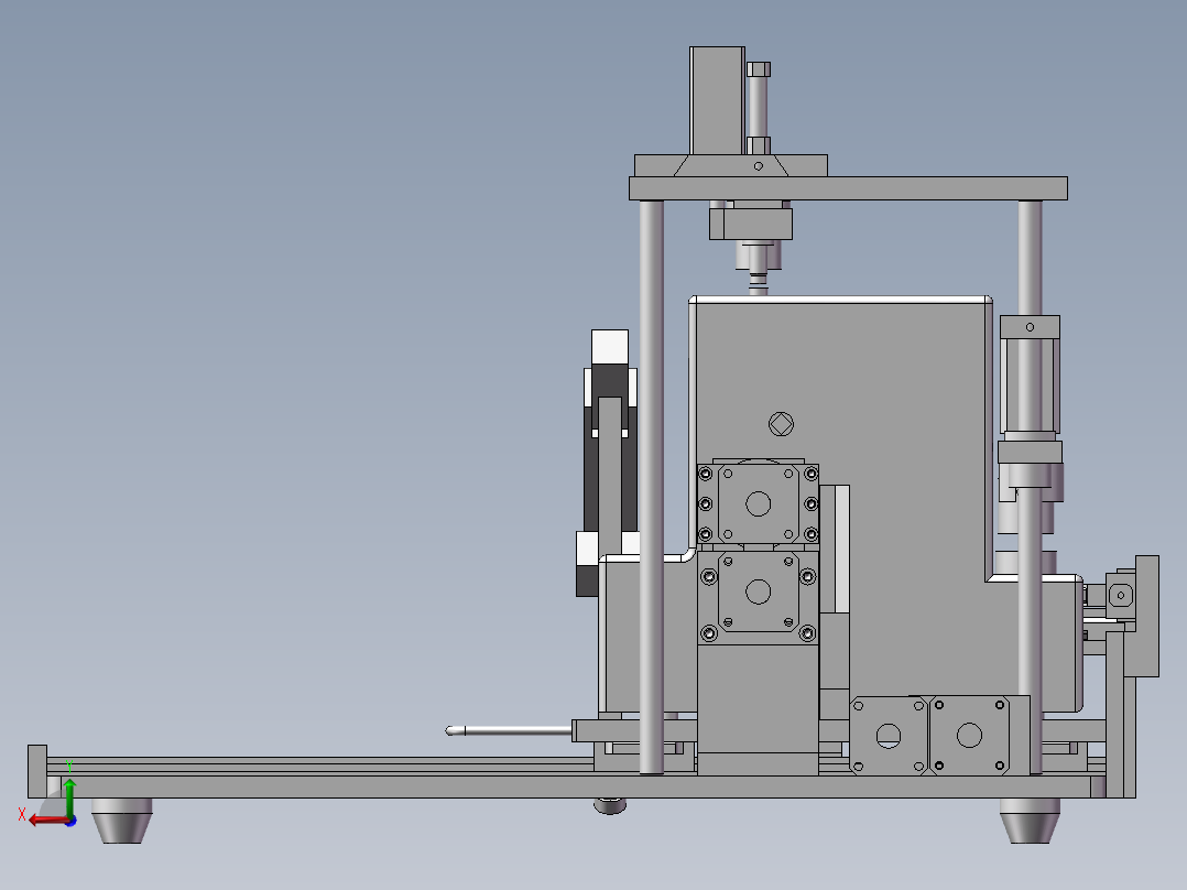 产品功能测试设备后视图