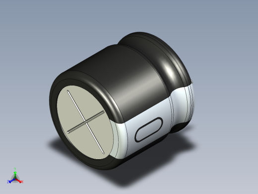 无源元件封装-CAP_RAD_D16x15_POL_BK