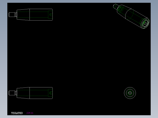 把手(迴轉)I.281+x-2D多系列多零件图纸模型
