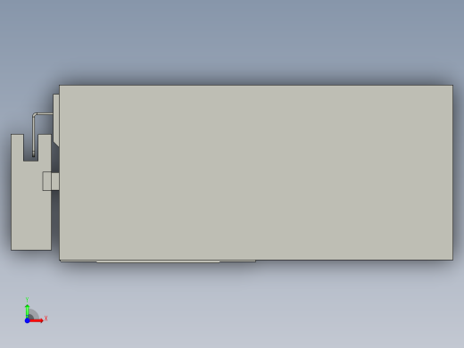 直线模组LHA6-S700-L-100W(16丝杆)设计图纸前视缩略图