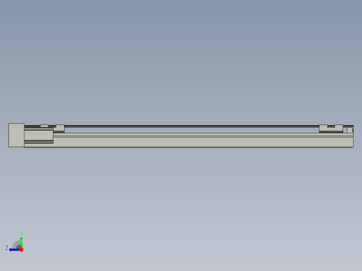直线模组LHA6-S700-L-100W(16丝杆)设计图纸右视缩略图