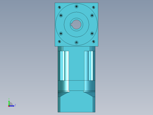 换向器PW140双孔 PLX120-L3 24-95-115-M6.stp左视缩略图
