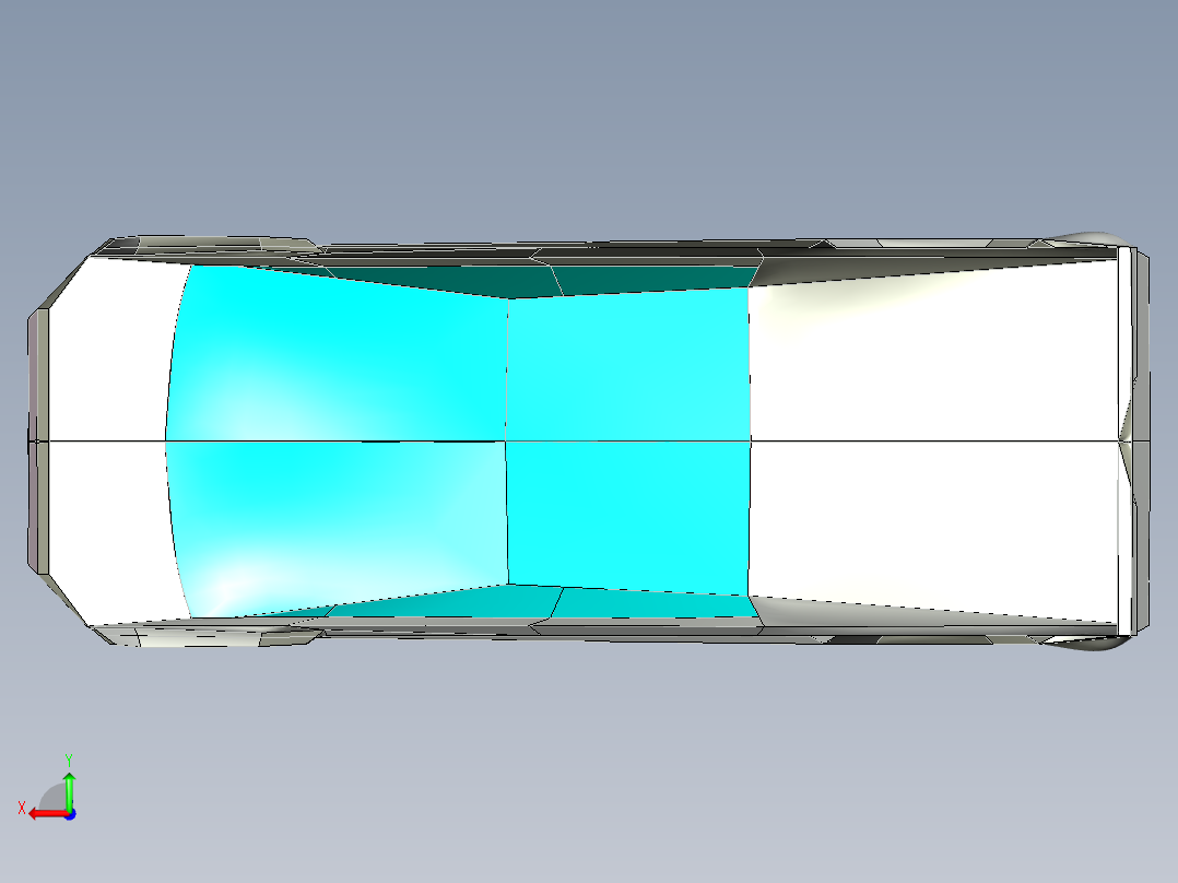 特斯拉Cyber Truck3后视图