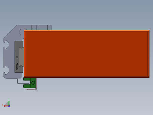 电动滑台模组SRW45侧装模型后视缩略图