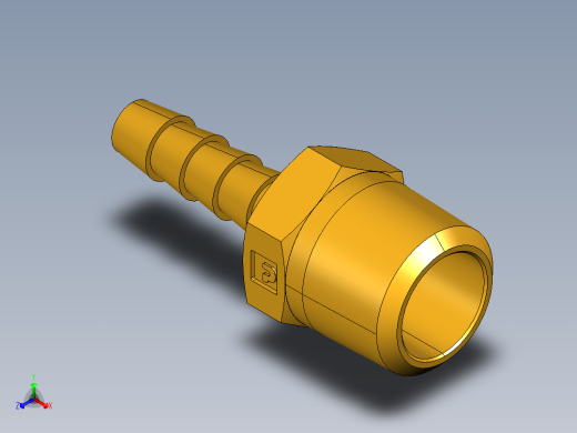 倒齿式工业管接头Hose Barb to Male Pipe 125HBL-4-6