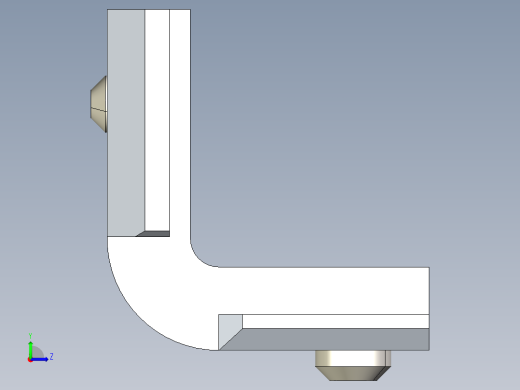 型材-BR 8-10 INNER BRACKET 3842535576左视缩略图