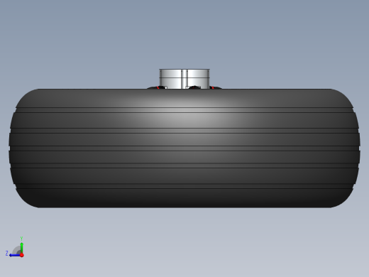 F16战斗机起落架轮子右视缩略图