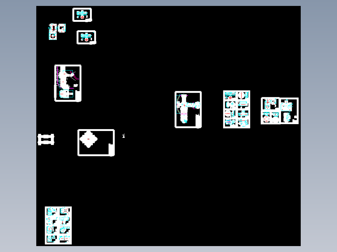 玻璃清洁机器人模型CAD图纸822055==150