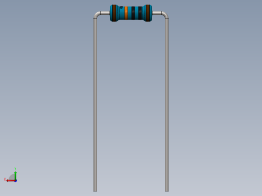 电容器 二极管 电阻器-Resistor 100K Ohm Blue后视缩略图