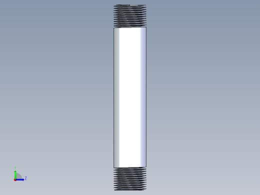 CPVC管件33-Sch80_Nipple_MPTxMPT_9861-109_0.75in x 6in左视缩略图