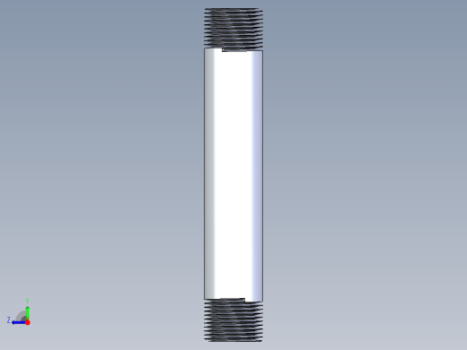 CPVC管件33-Sch80_Nipple_MPTxMPT_9861-109_0.75in x 6in右视缩略图