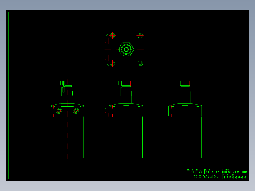 KOSMEKWHE4000-2GL-Y45多系列多零件图纸模型多系列多零件图纸模型
