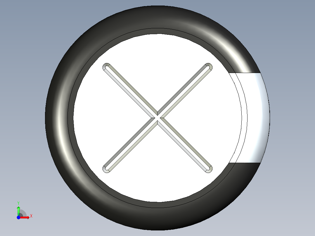 无源元件封装-CAP_RAD_D10x16_POL_BK前视图