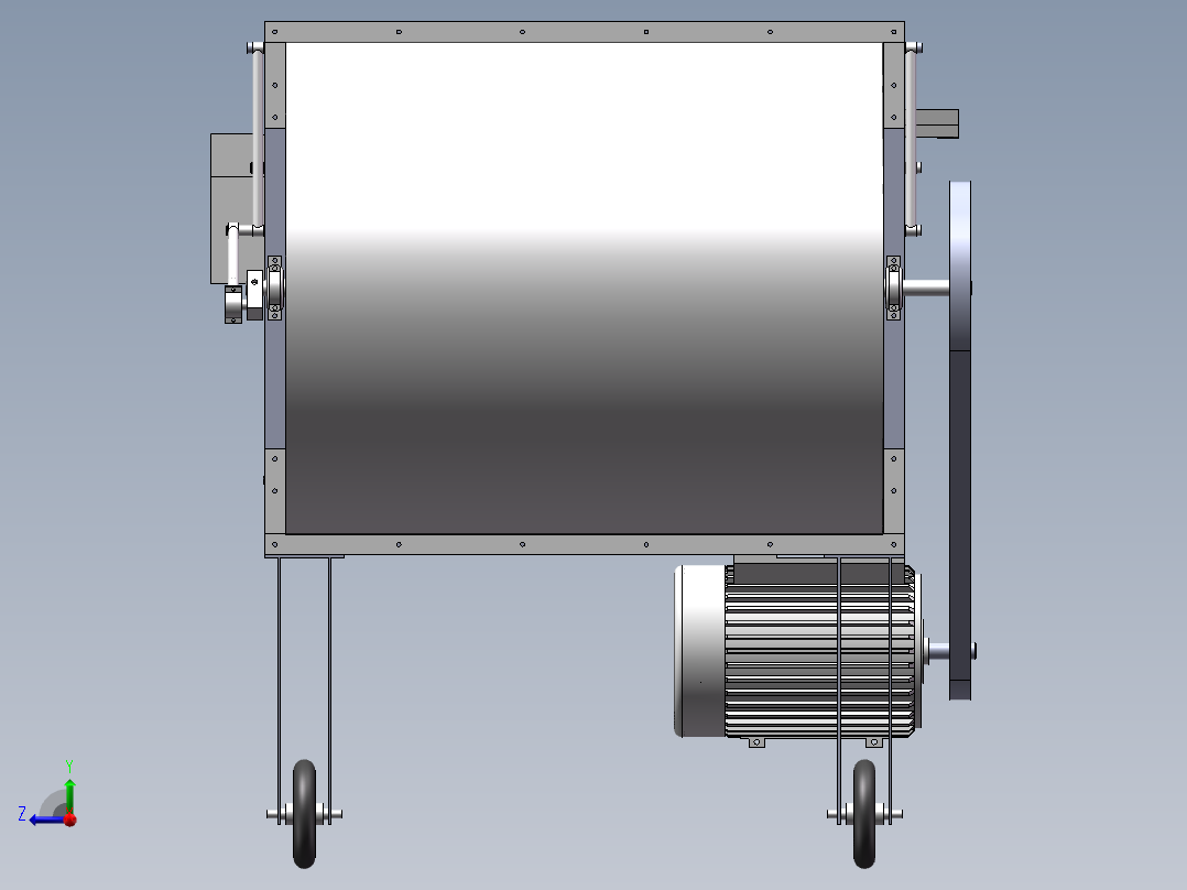 小茴香清选机的设计含三维SW模型=1082590=250ku右视图