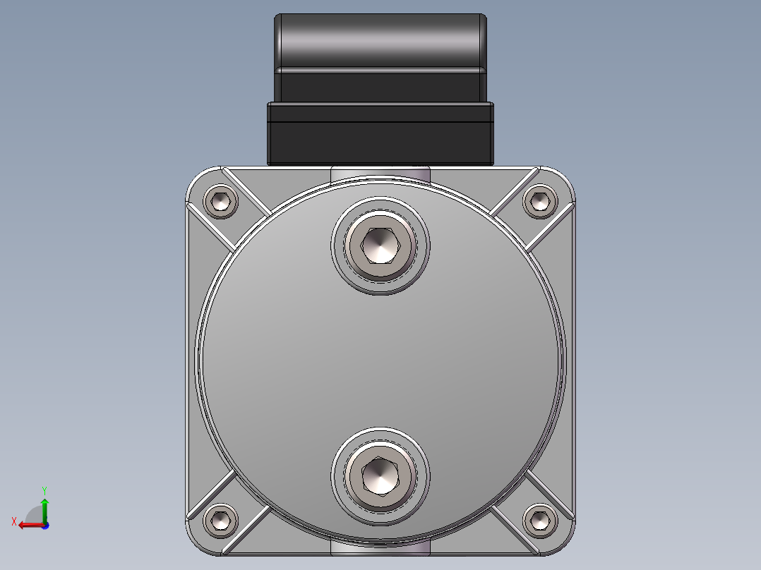 控制阀机构后视图