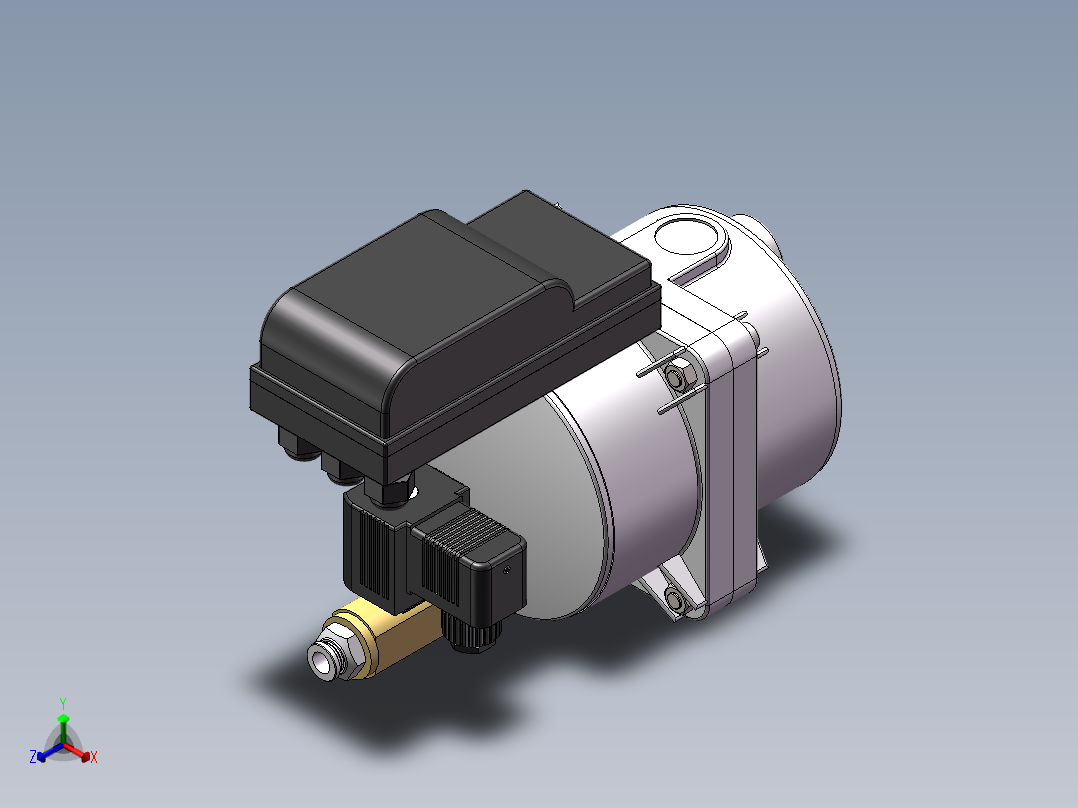 控制阀机构正等轴测图