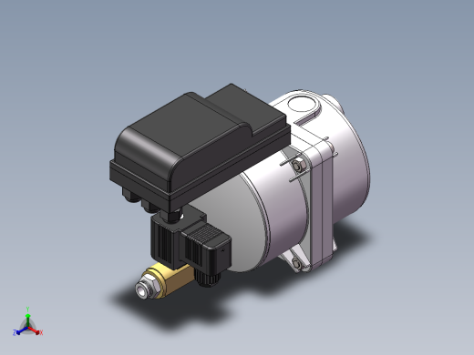 控制阀机构正等轴测缩略图