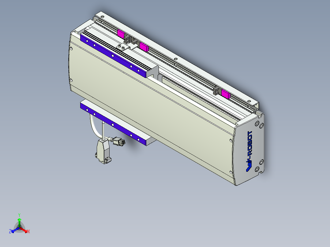 威洛博VL系列3d模型模组VL14S2Y-S200主视图