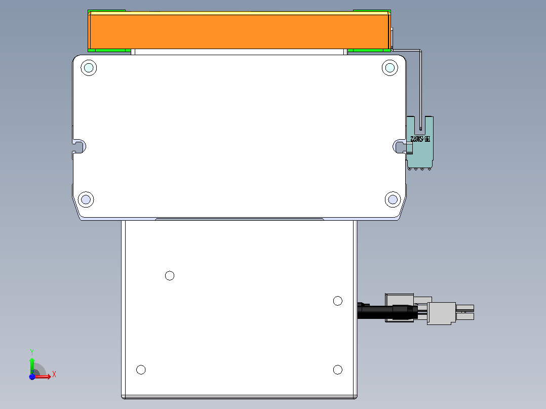 MCH丝杆全封闭MCH17-BM-400W前视图