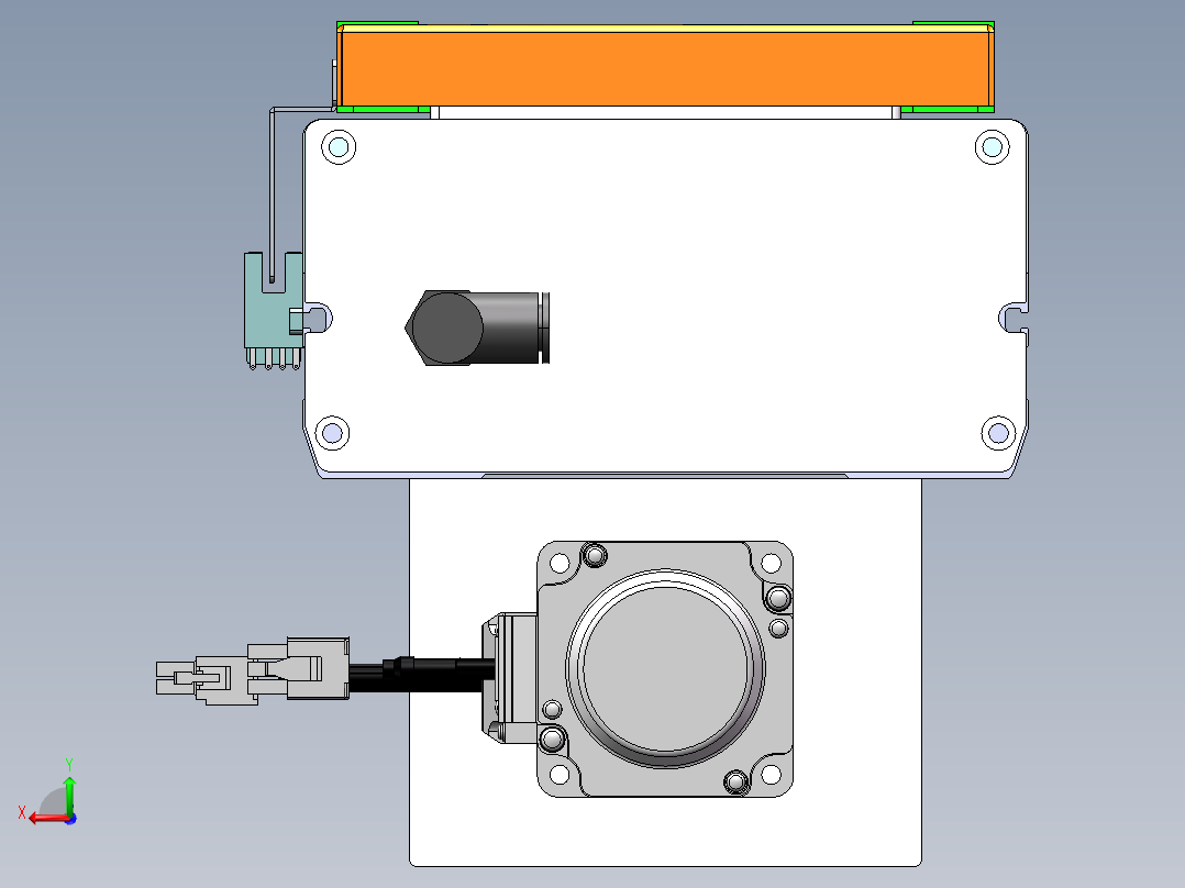 MCH丝杆全封闭MCH17-BM-400W后视图