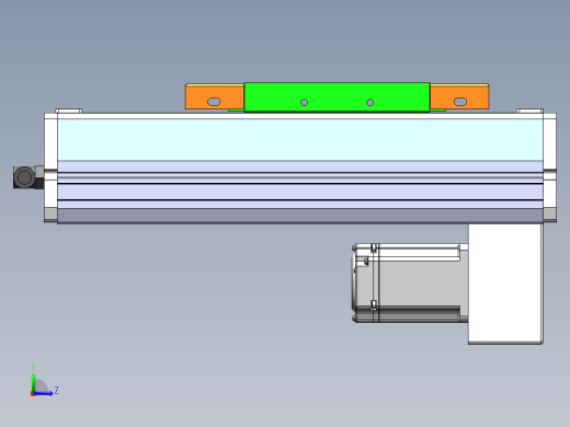 MCH丝杆全封闭MCH17-BM-400W左视缩略图