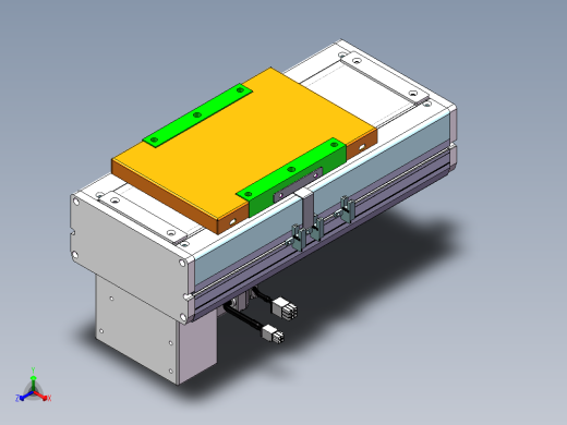 MCH丝杆全封闭MCH17-BM-400W正等轴测缩略图