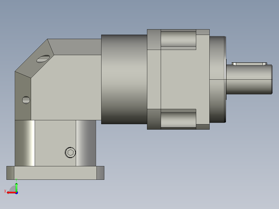 直齿ZPLX180-L3 42-114.3-200-M12.STEP后视图
