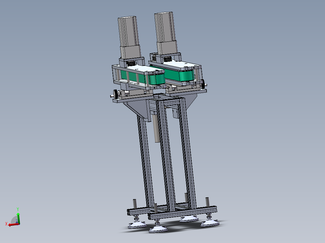 皮带夹持机(sw16可编辑+工程图+bom）