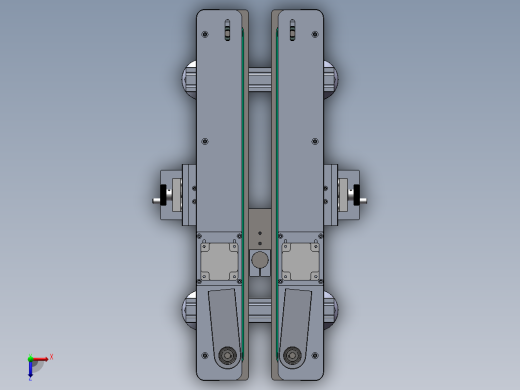 皮带夹持机(sw16可编辑+工程图+bom）俯视缩略图