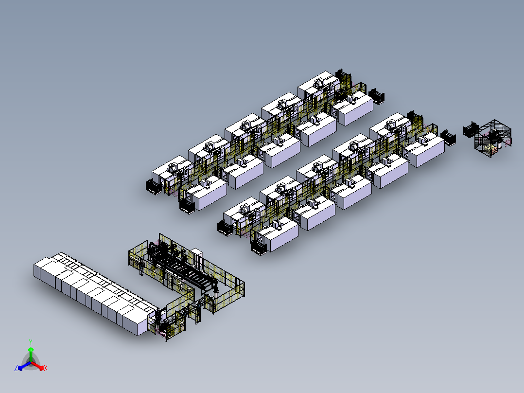 840端板自动化线sw20正等轴测图