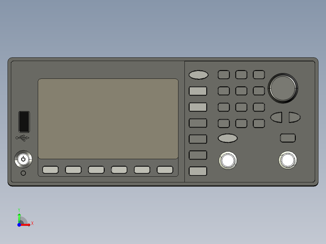 Keysight 33500B 波形发生器前视图
