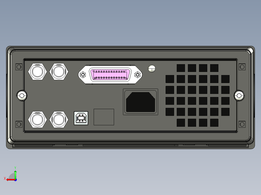 Keysight 33500B 波形发生器后视图