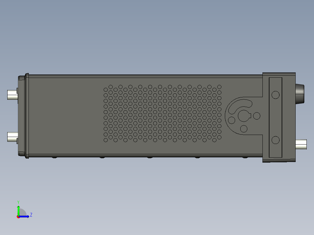 Keysight 33500B 波形发生器左视图