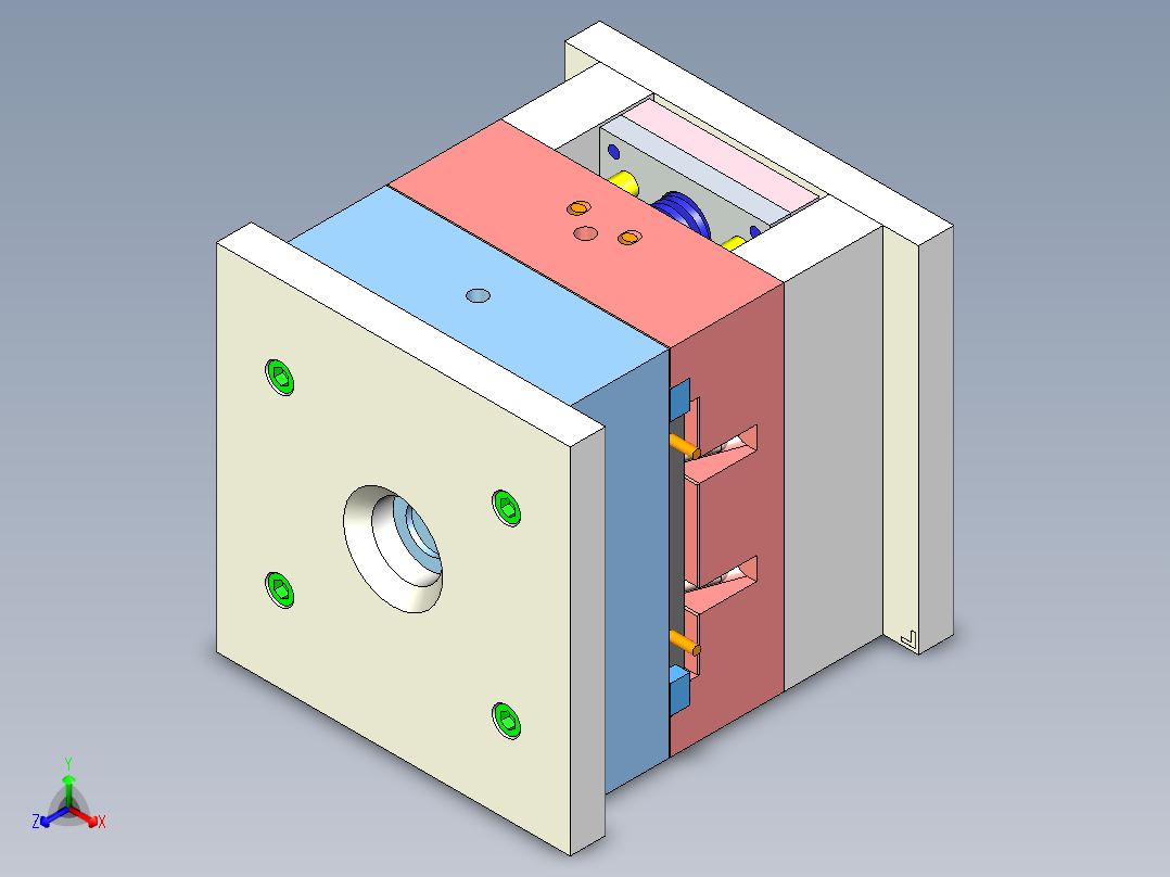 铝型材管塞（两边滑块）
