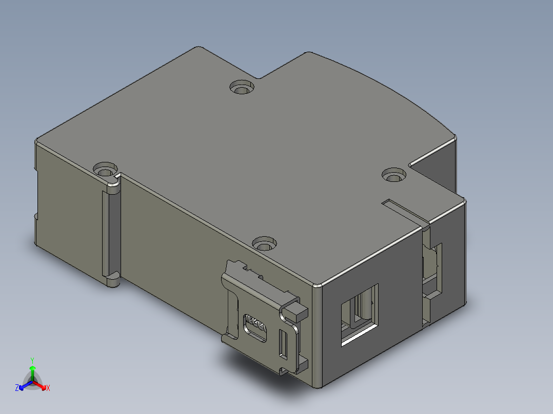 电涌保护器(Surge protectors)Weg SPW02-275-60正等轴测图