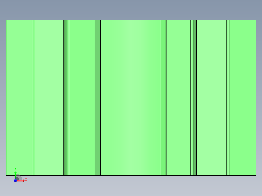 钣金图形前视图