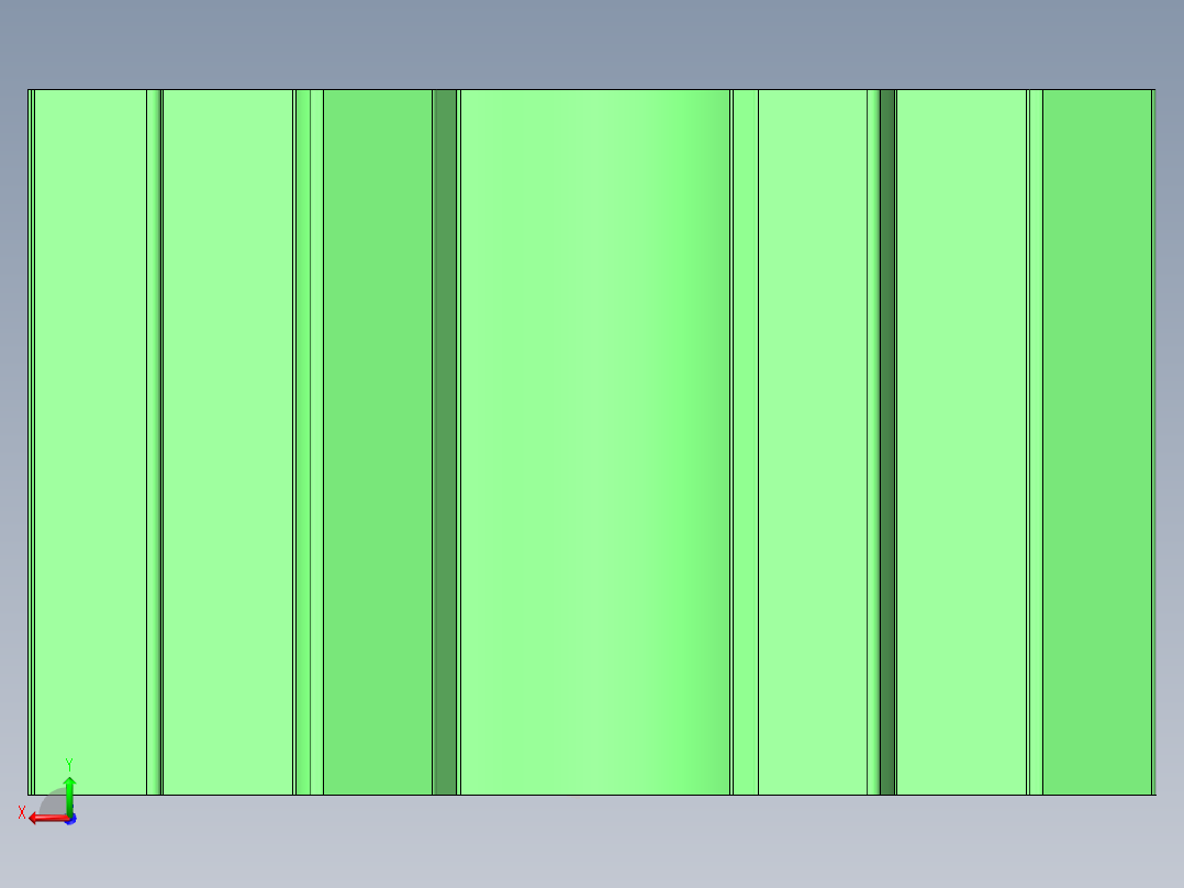 钣金图形后视图