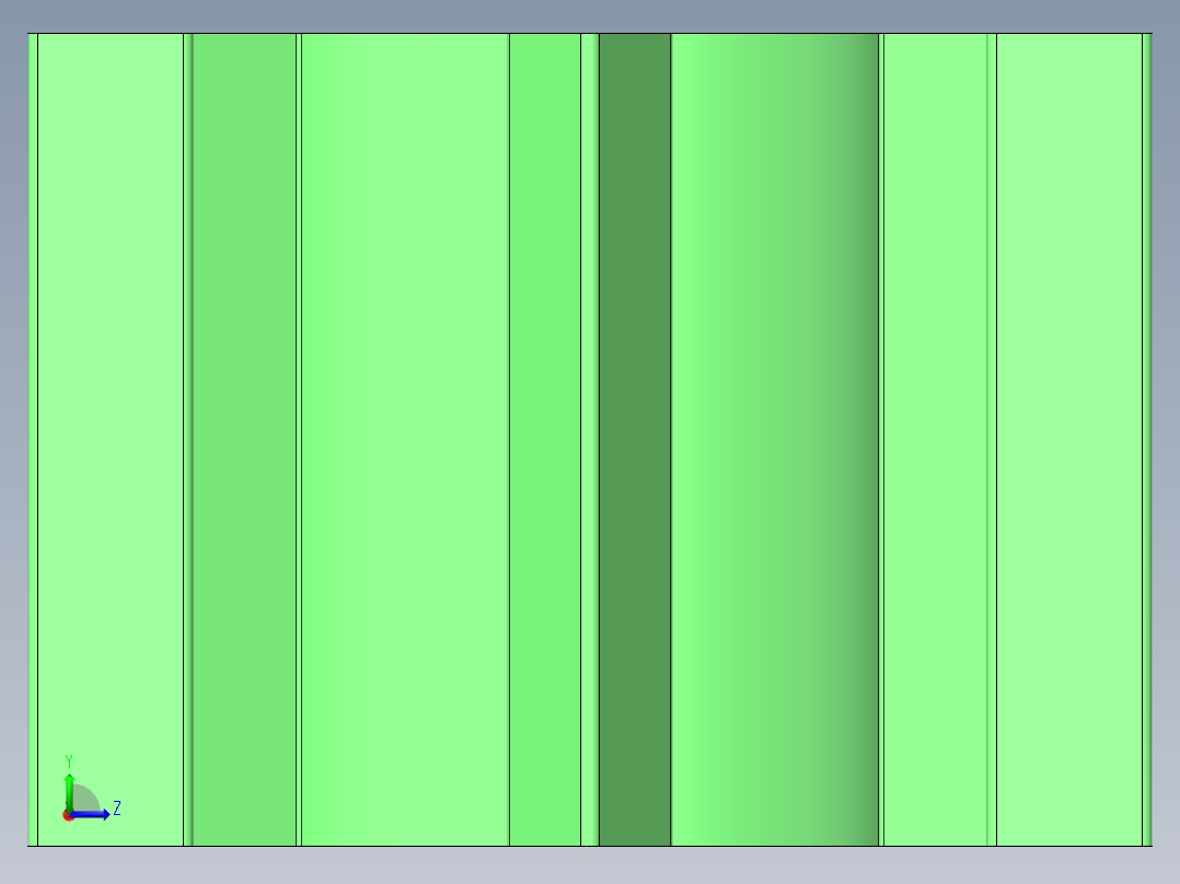 钣金图形左视图