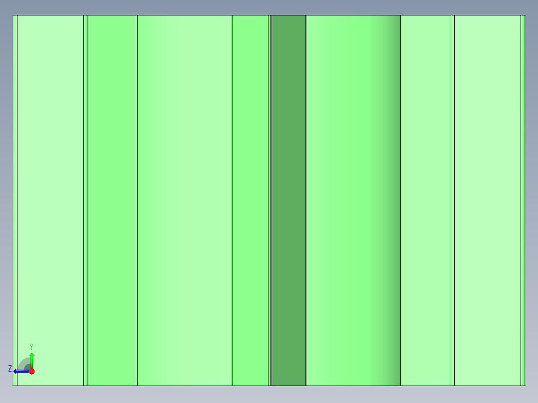 钣金图形右视图