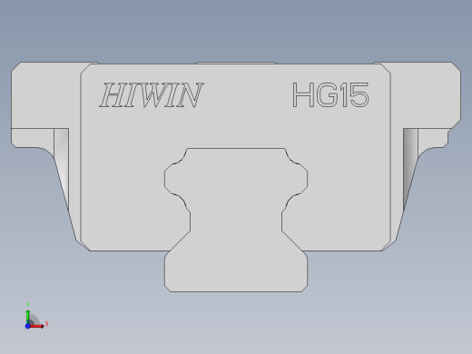 直线导轨滑块HGW15CC前视缩略图