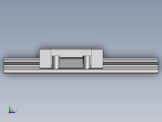 直线导轨滑块HGW15CC左视缩略图