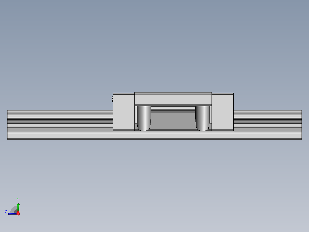 直线导轨滑块HGW15CC右视图