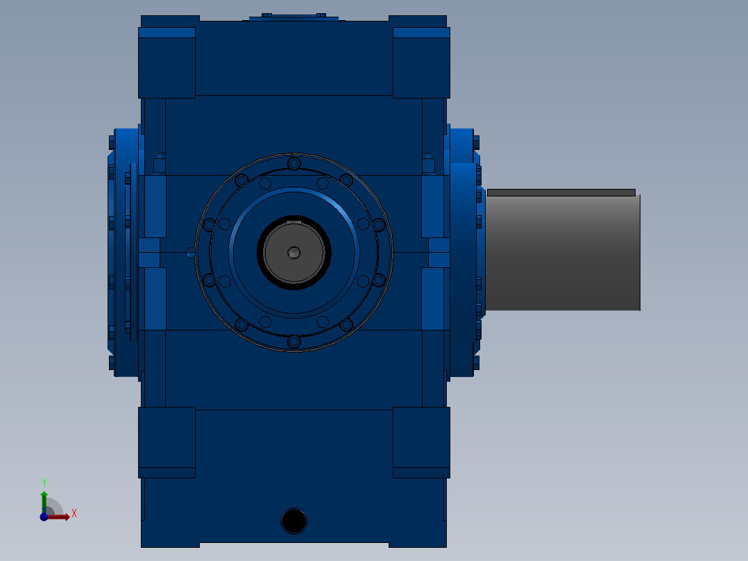 平行轴减速器 RCI 4501 UO1A 9.33前视图