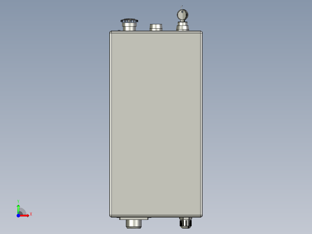 00便携式光纤电源箱前视图