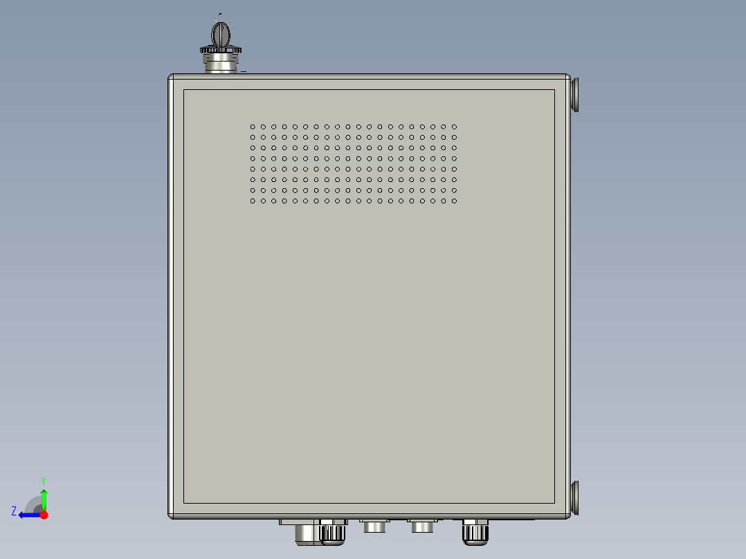 00便携式光纤电源箱右视图