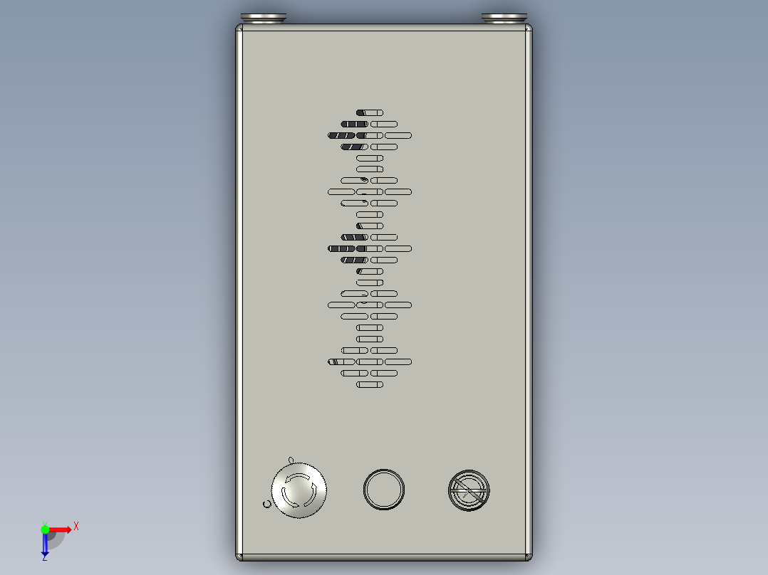00便携式光纤电源箱俯视图