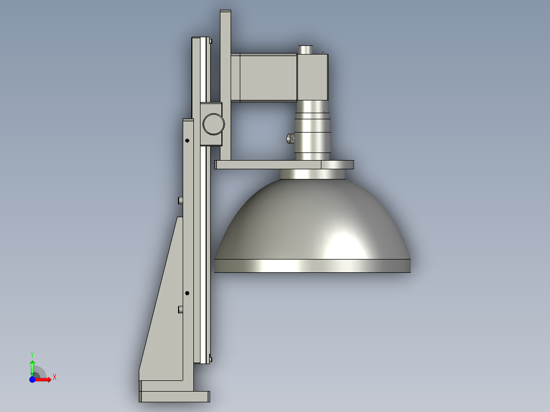 LXYC-BOSS020600-内壁端面检测机构前视图
