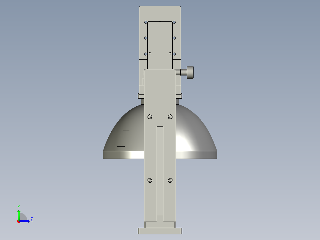 LXYC-BOSS020600-内壁端面检测机构左视图